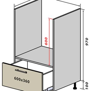 Модуль В032 (низ) Prime люкс