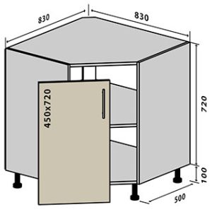 Модуль В034 (низ) Prime люкс