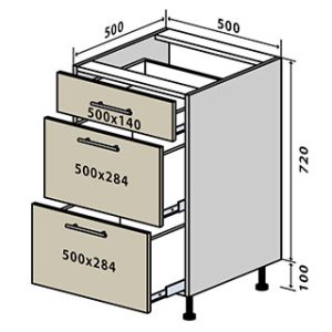 Модуль В035 (низ) Prime люкс