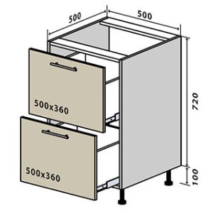 Модуль В036 (низ) Prime люкс