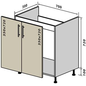 Модуль В044 (низ) Prime люкс