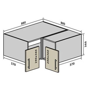 Модуль В080 (верх) Prime стандарт