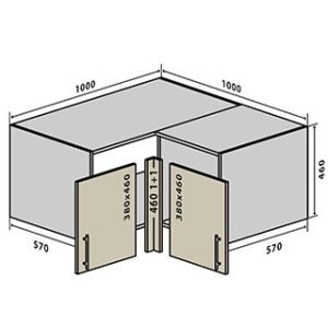 Модуль В083 (верх) Prime люкс